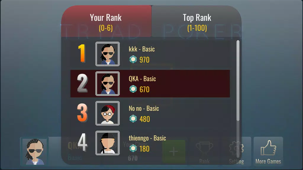 Lieng Offline - Triad Poker 3應用截圖第1張