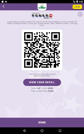 Tennessee Lottery Official App Скриншот 1