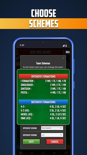 Ultimate College Football HC ဖန်သားပြင်ဓာတ်ပုံ 3