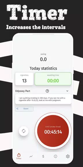 SWay: Quit/Less Smoking Slowly Captura de pantalla 0