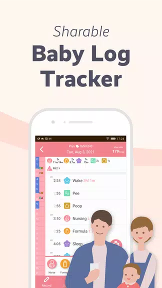 PiyoLog: Newborn Baby Tracker Capture d'écran 0