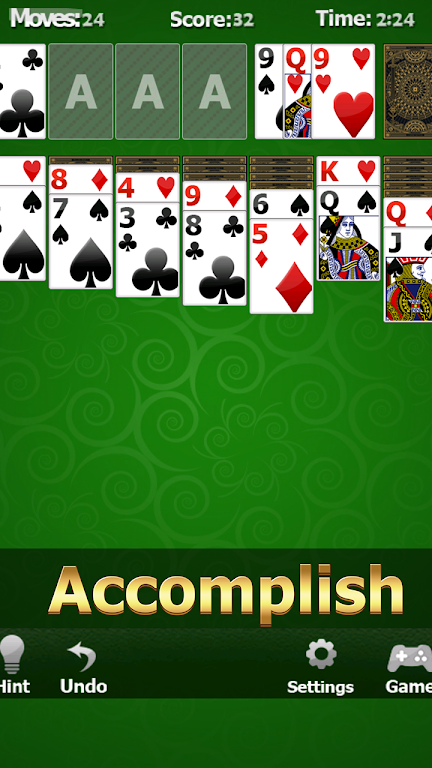 Solitaire Free Cell ภาพหน้าจอ 1