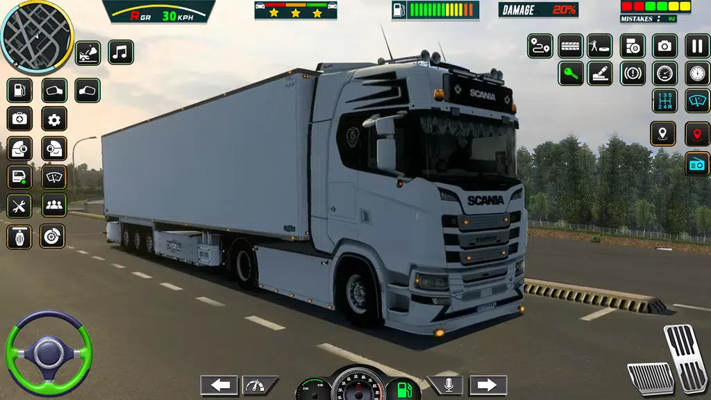 Schermata Real City Cargo Truck Driving 0