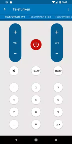 Telefunken TV Remote ภาพหน้าจอ 3