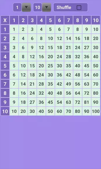 Multiplication Table: Math スクリーンショット 1