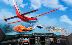 Aero Flight Landing Simulator ဖန်သားပြင်ဓာတ်ပုံ 2