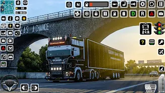 Euro Truck Driving Games 3D Capture d'écran 2