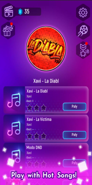 Xavi la diabla - Tiles Hop 스크린샷 0