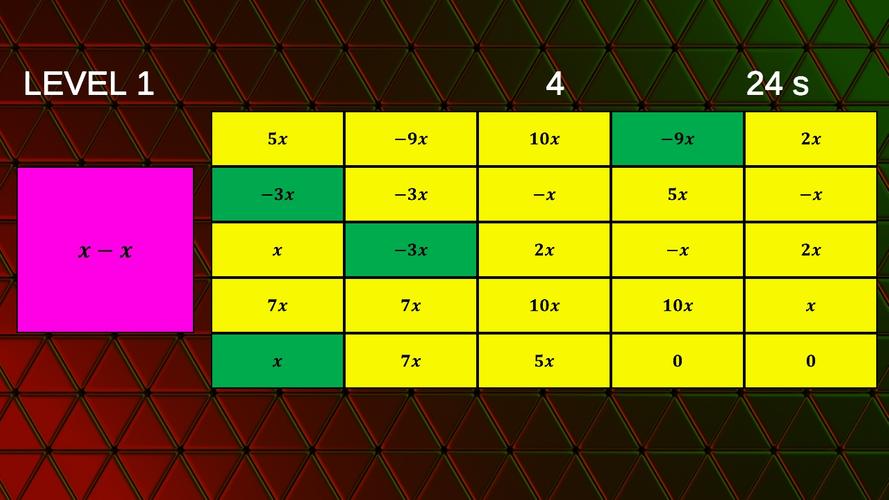 Polynomial Bingo (Mathematics) スクリーンショット 1