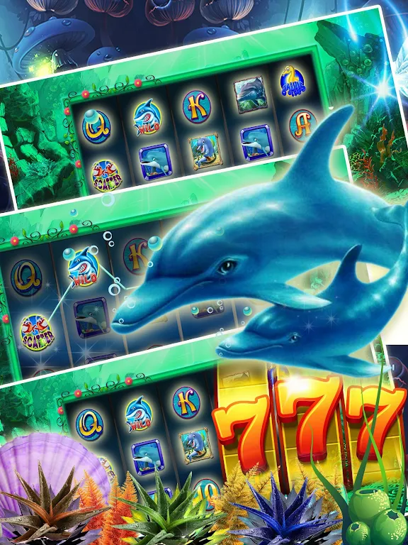 Lucky Dolphin Slots: Free Casino Slot Machines Ekran Görüntüsü 2