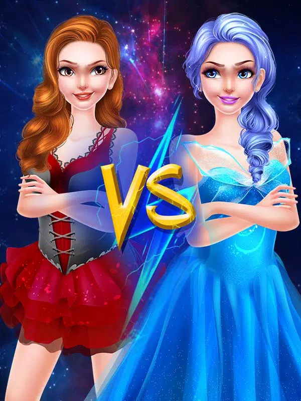 Fairy Dress Up VS Witch Makeup Schermafbeelding 0