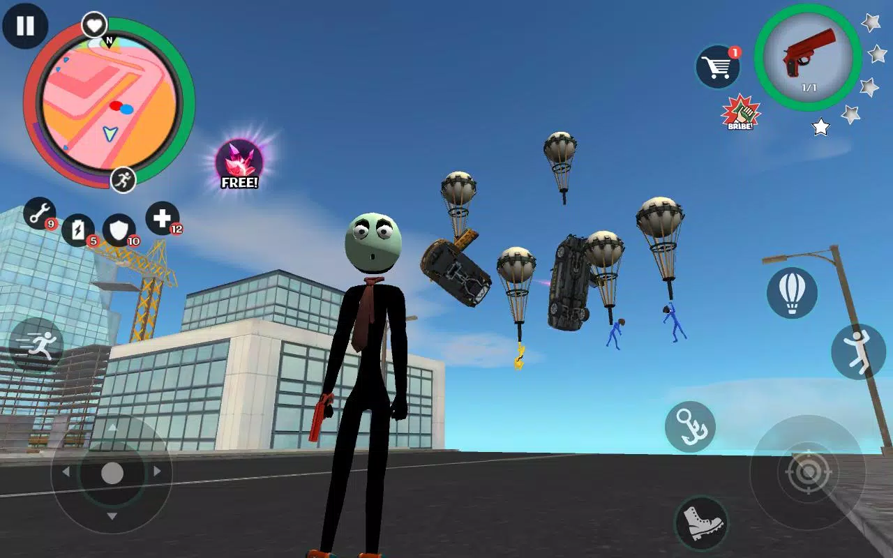 Stickman Rope Hero 2 Capture d'écran 3