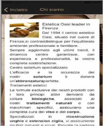 Oasi Estetica Firenze Schermafbeelding 3