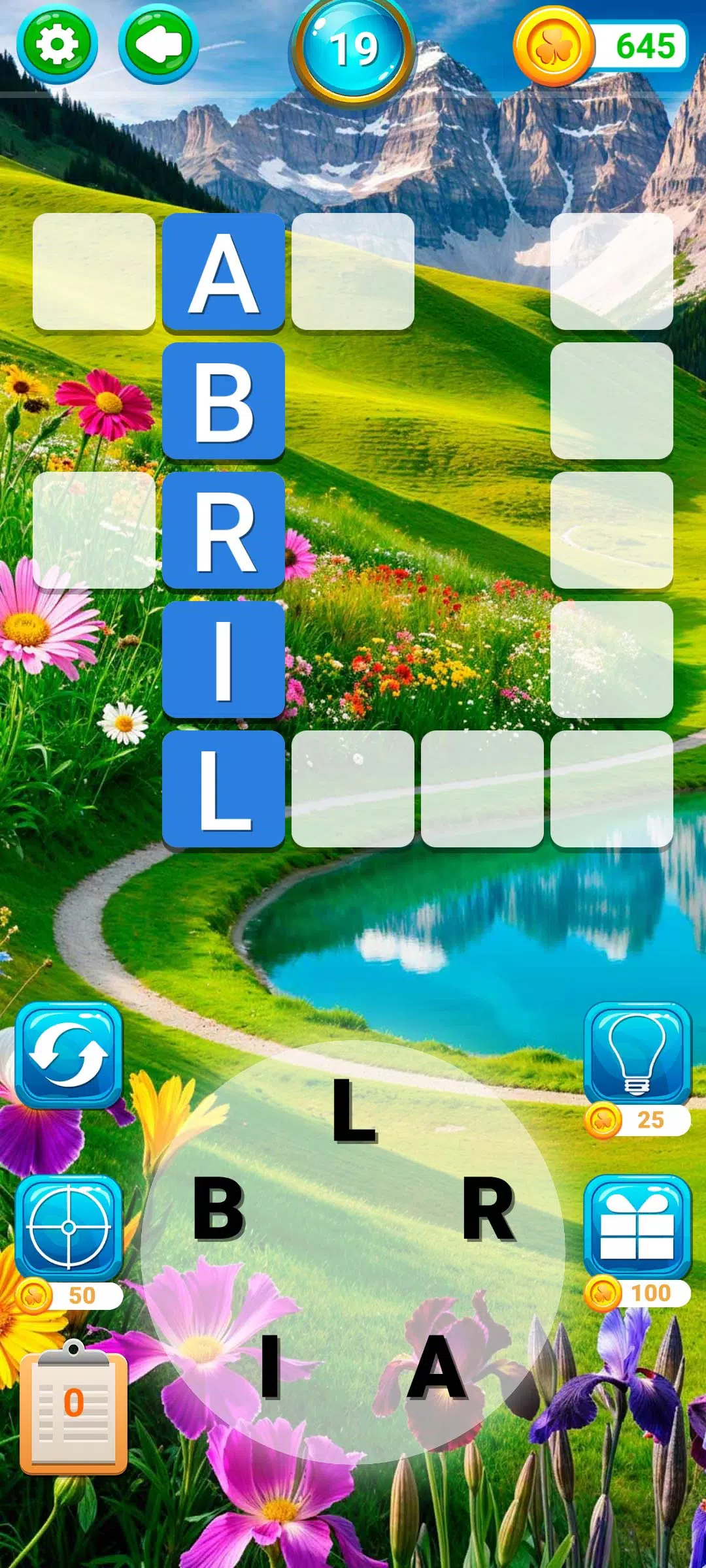 Word Puzzle Trip Schermafbeelding 0