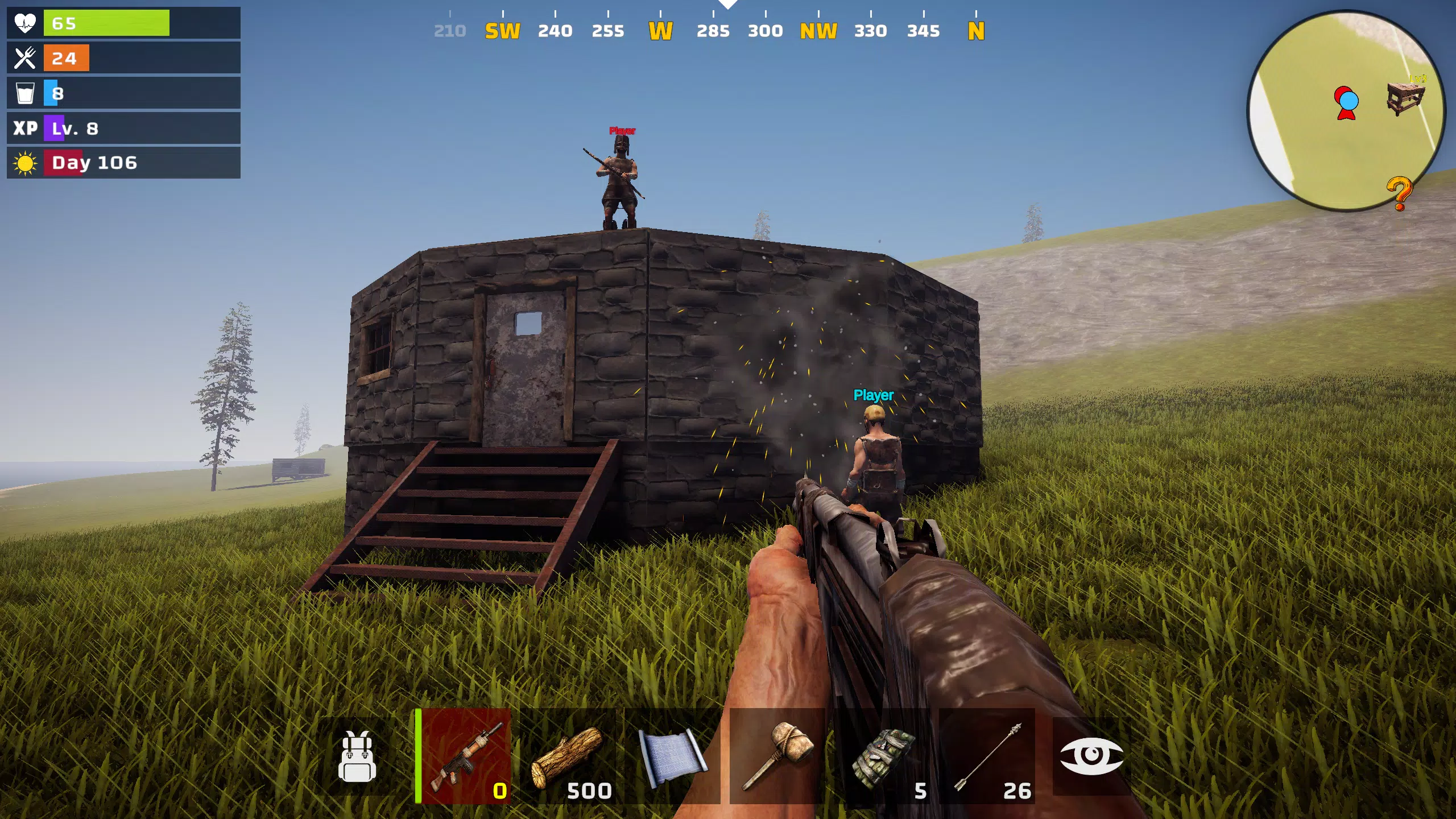 Just Survival Multiplayer Tangkapan skrin 1