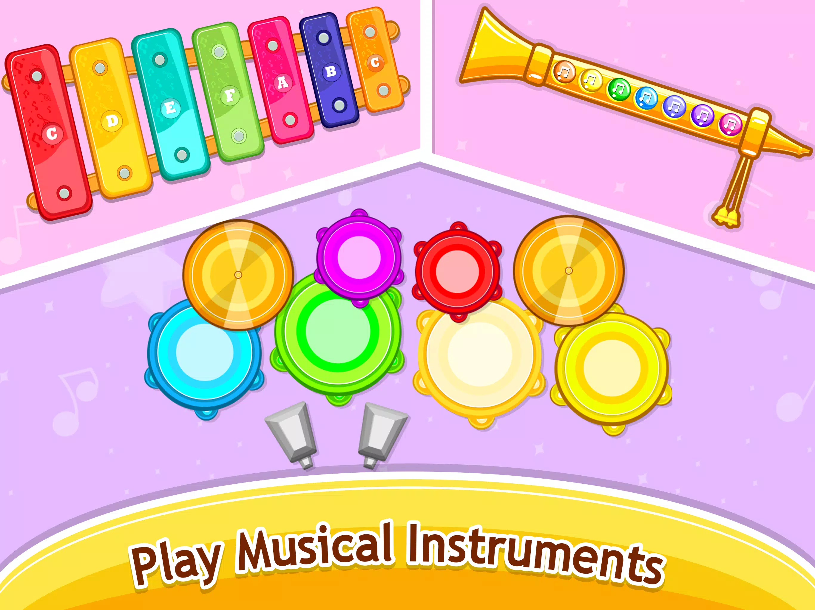 Schermata Kids Music piano - games 1