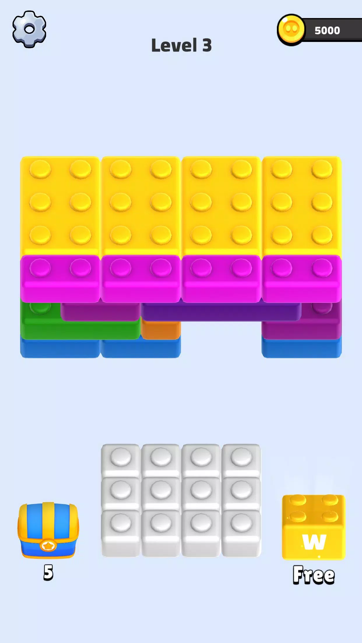 Brick Tripeaks Screenshot 0