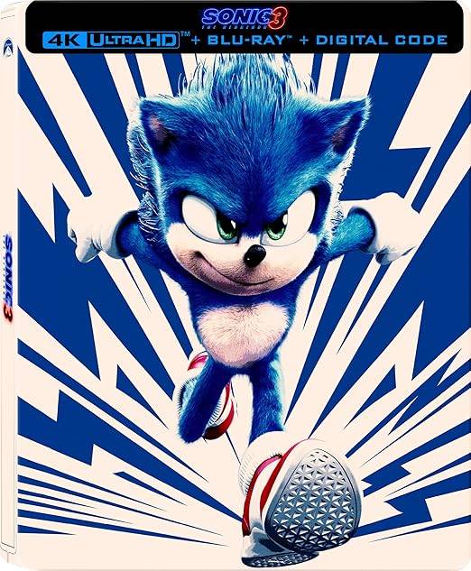 Sonic the Hedgehog 3 4K Sonic Steelbook