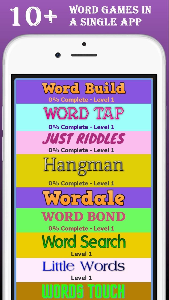 Word collection - Word games Captura de tela 0