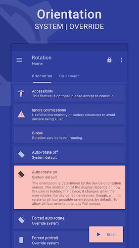 Rotation | Orientation Manager Screenshot 0