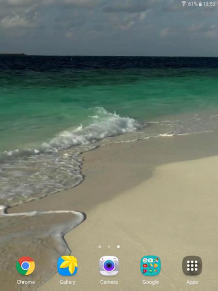 Schermata Tropical Beach Live Wallpaper 3