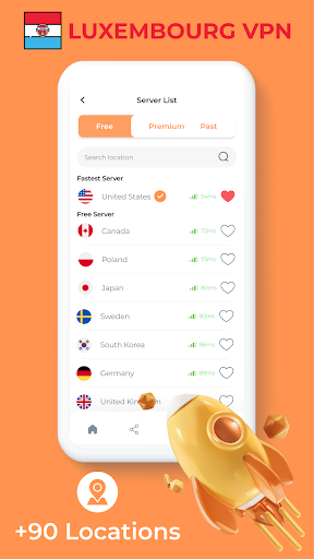 Luxembourg VPN - Private Proxy應用截圖第2張