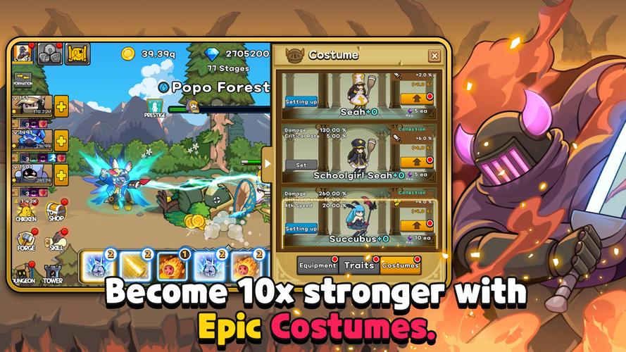 Rebirth Tales: Idle RPG Captura de tela 3