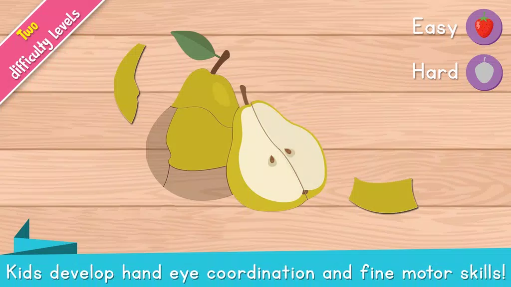 Food Puzzle for Kids ภาพหน้าจอ 0