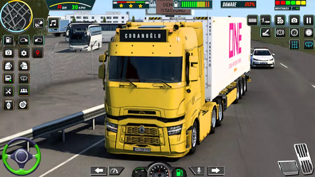 Schermata Real City Cargo Truck Driving 2