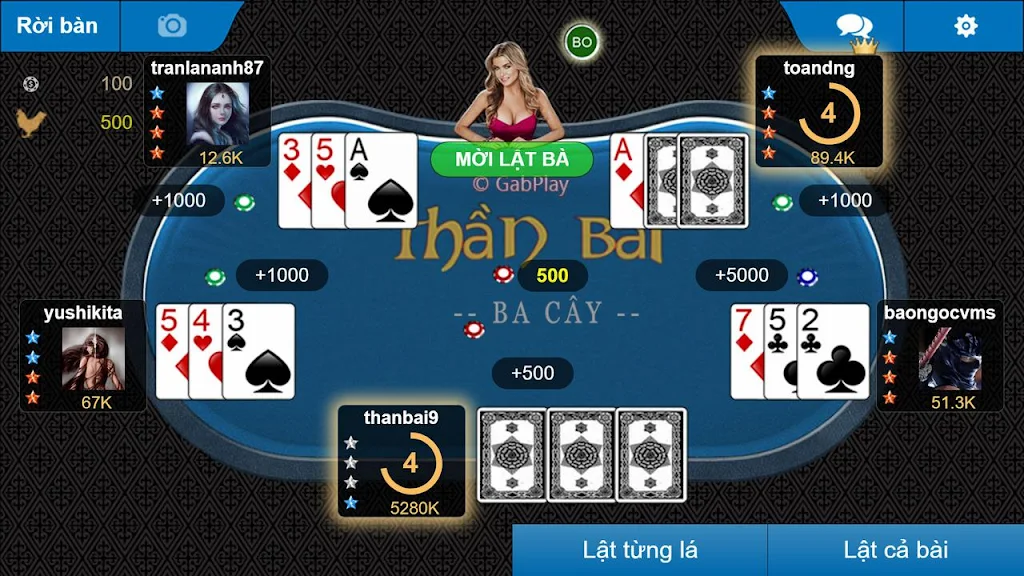 GabPlay Thần bài 스크린샷 1