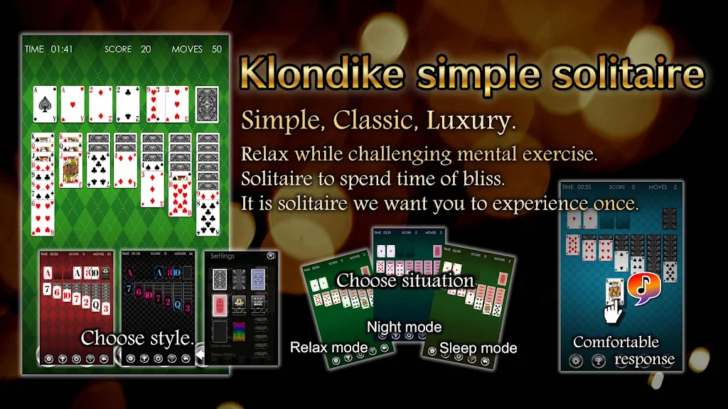 Solitaire Klondike HD Tangkapan skrin 0