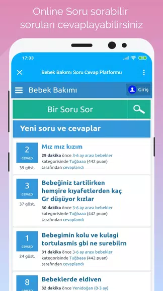 Gün Gün Bebek Bakımı, Takibi Captura de pantalla 0