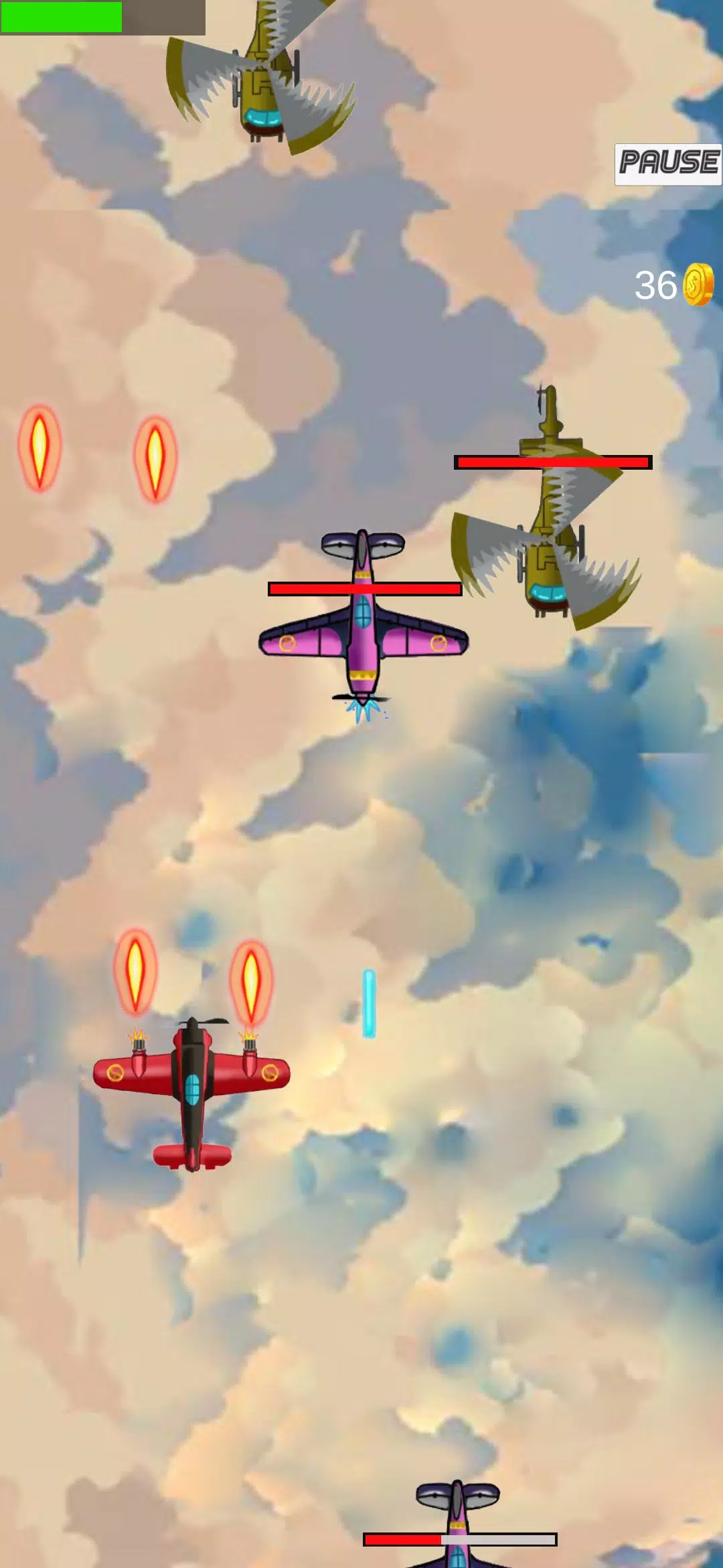 Jet Fighting - Sky Flying Скриншот 2