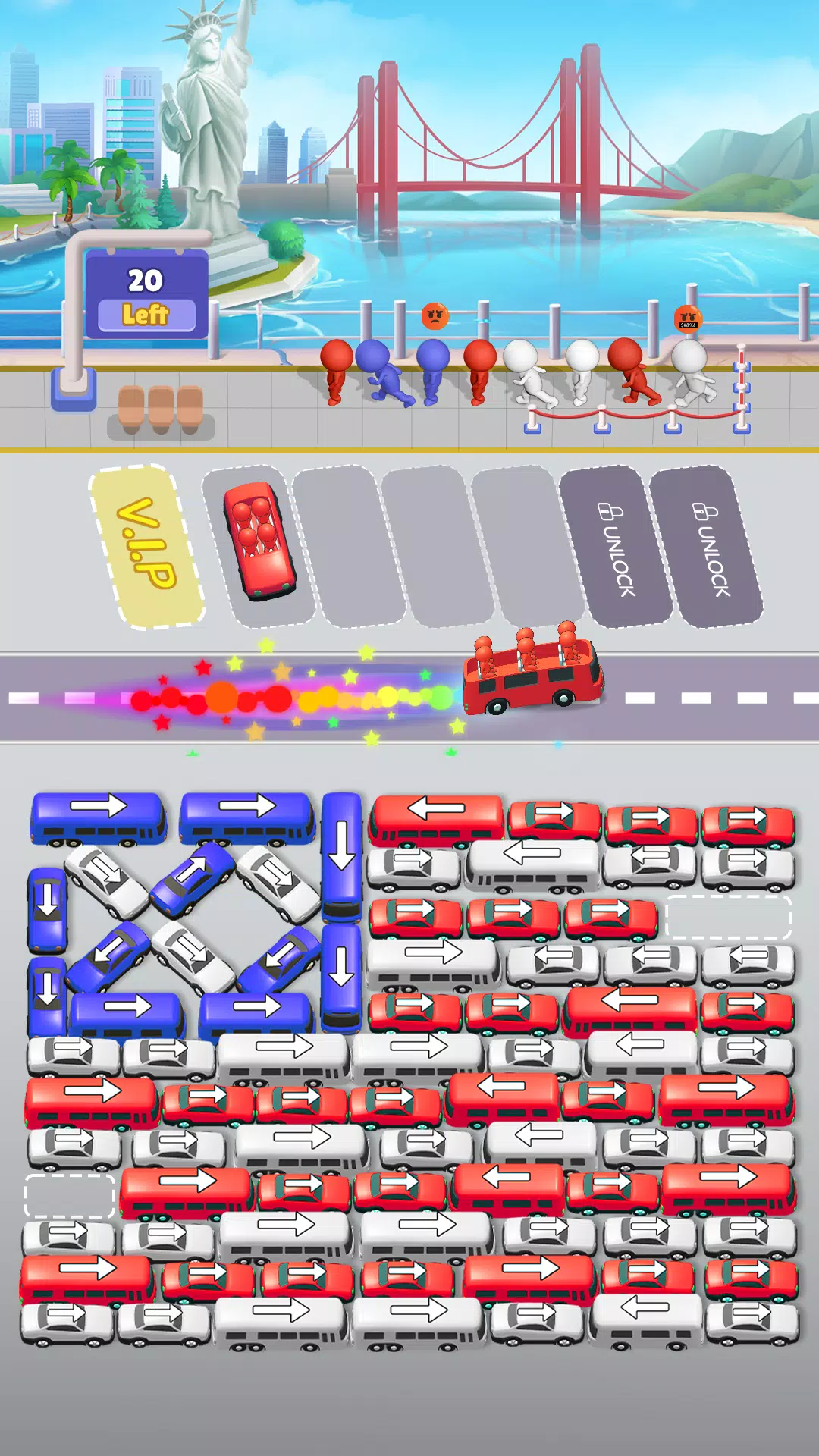 Bus Sort Jam: Parking Puzzle Captura de tela 0