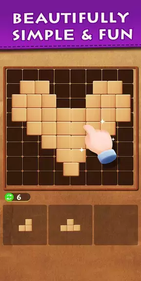 Wood Block Puzzle Classic Game Tangkapan skrin 3