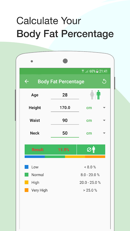 BMI Calculator: Weight Tracker应用截图第1张