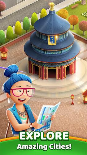 Travel Crush - Match 3 Game Ảnh chụp màn hình 2