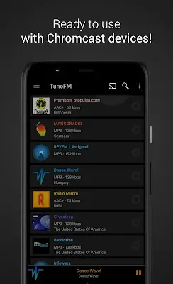 TuneFM - Radio Player Screenshot 2