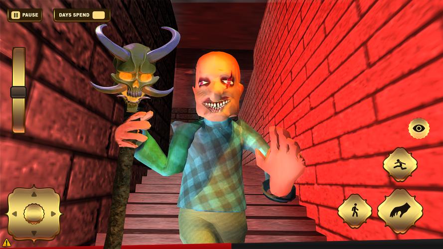Scary Grandma Grandpa House 3D スクリーンショット 0