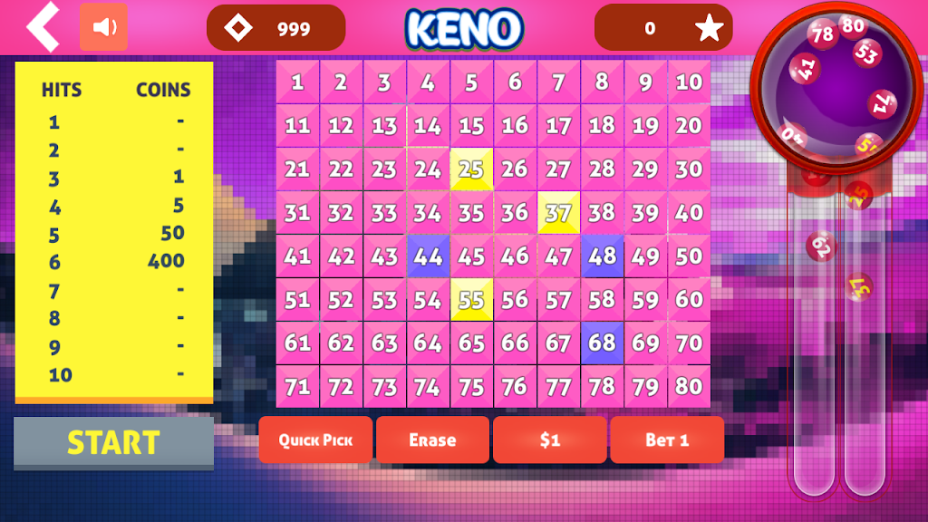 Cleo Keno - Free Keno Game應用截圖第0張