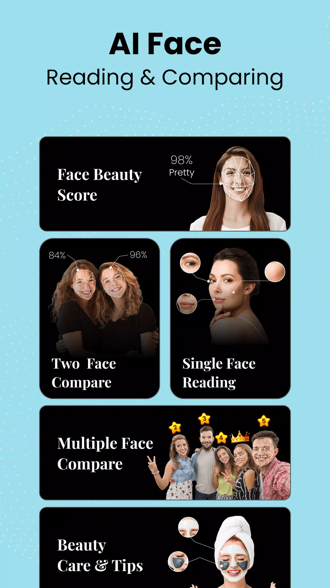 Face Beauty Score Calc & Tips Ekran Görüntüsü 2