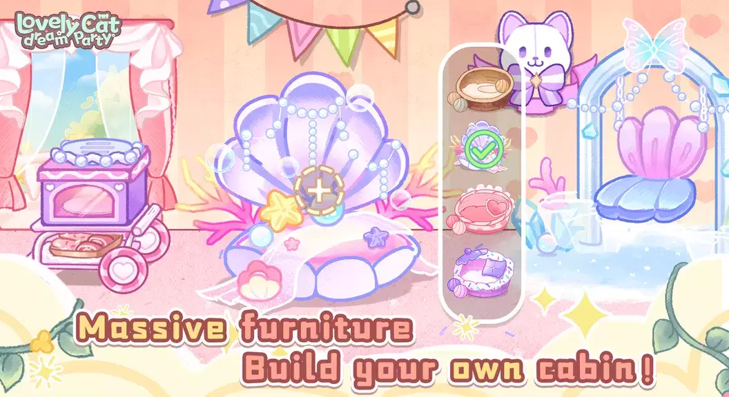 Lovely cat dream party Ảnh chụp màn hình 2