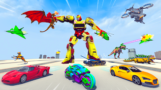 Police Robot Car Game 3d Tangkapan skrin 3