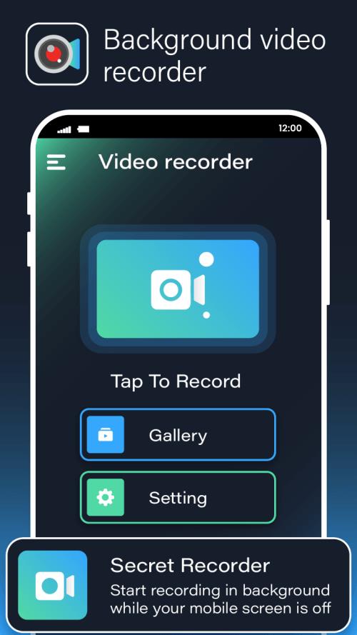 Background Video Recorder Cam स्क्रीनशॉट 0