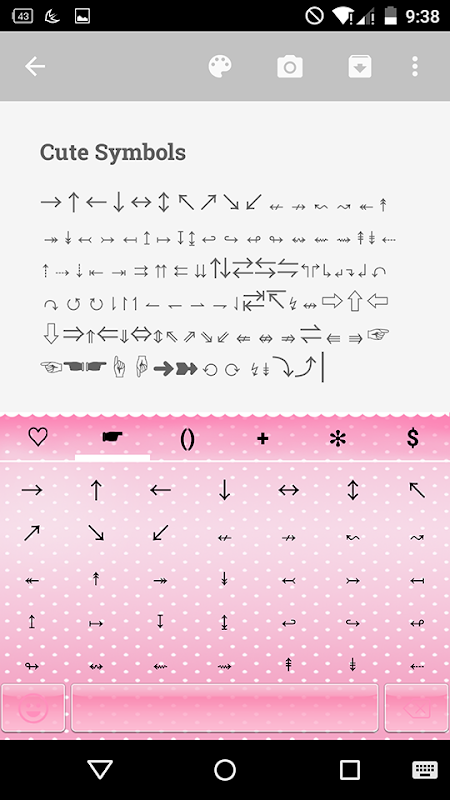 Cute Symbols - Emoji Keyboard♤ Capture d'écran 0