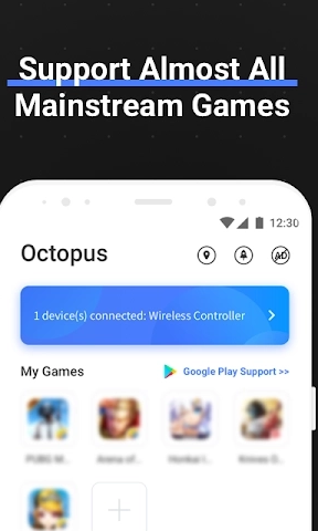 Octopus Gamepad Mouse Keyboard Keymapper ဖန်သားပြင်ဓာတ်ပုံ 0