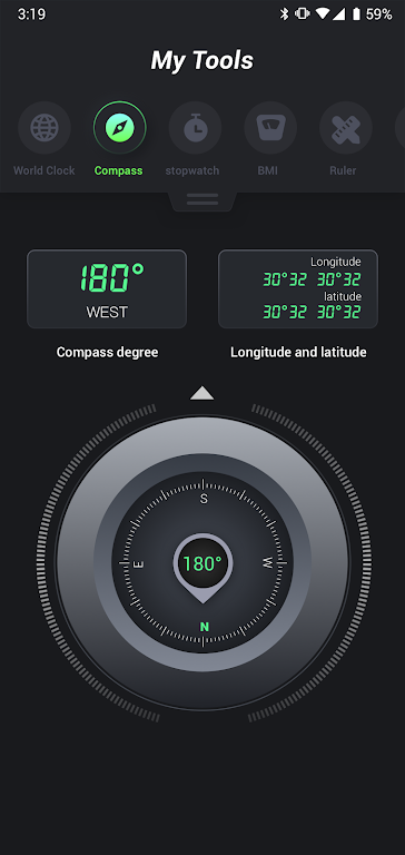 My Tool - Compass, Timer & VPN Captura de pantalla 2