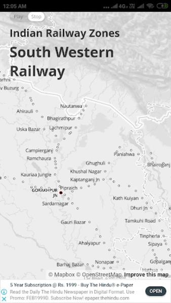 Railway Zones स्क्रीनशॉट 0