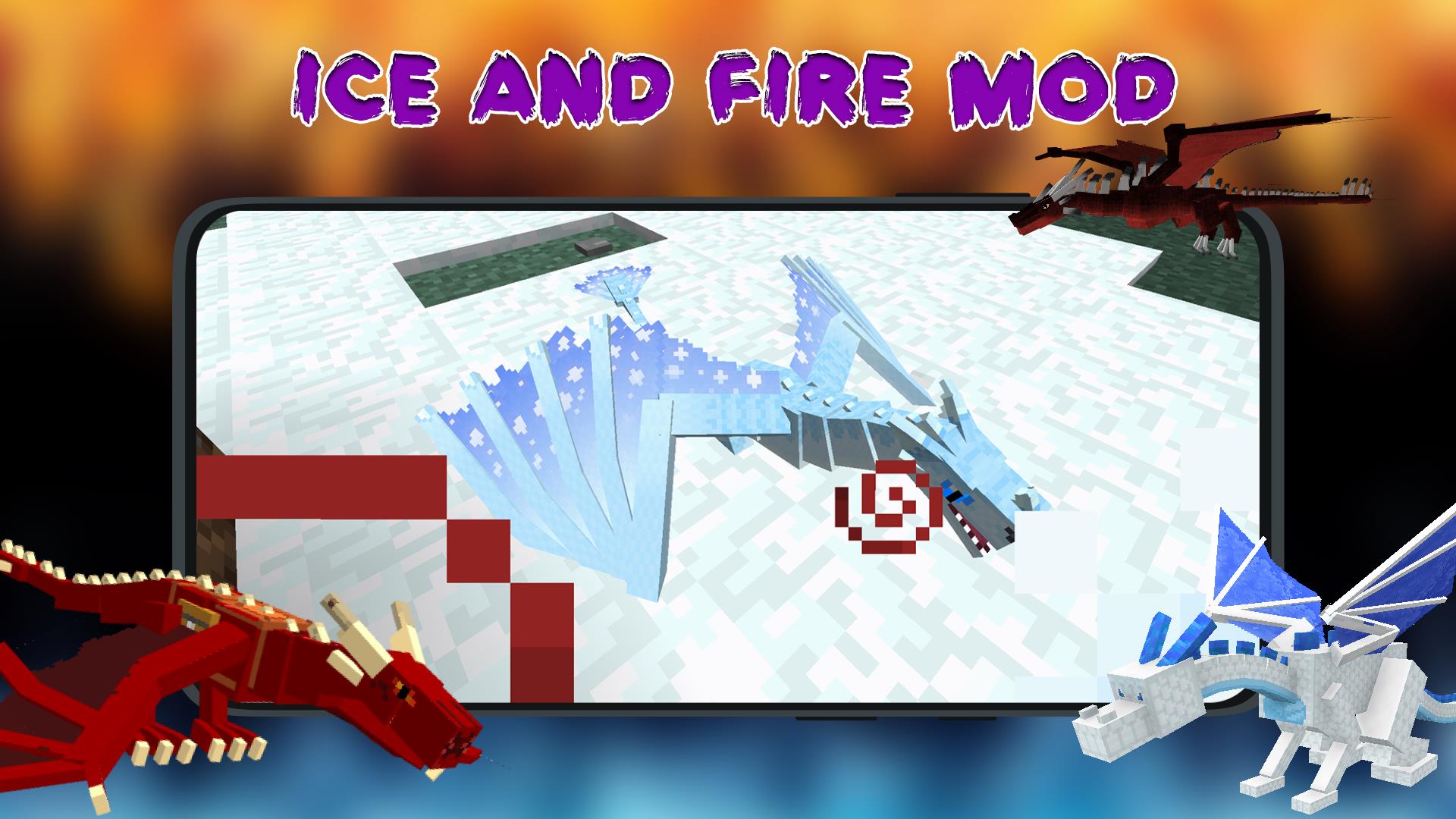 Ice and Fire Mod For Minecraft Ảnh chụp màn hình 1