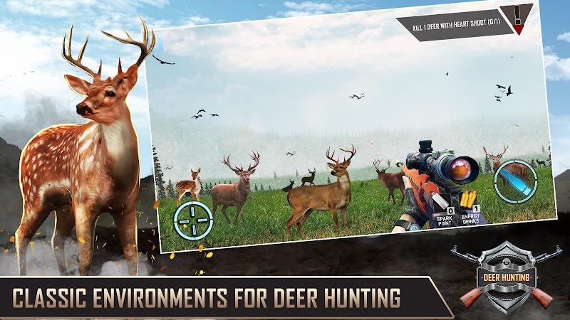 Deer Hunting Simulator Games Captura de tela 2